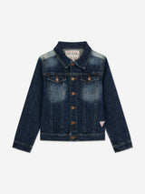 Guess Boys Comfort Denim Jacket in Blue