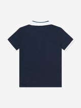 Guess Boys Bear Polo Shirt in Navy