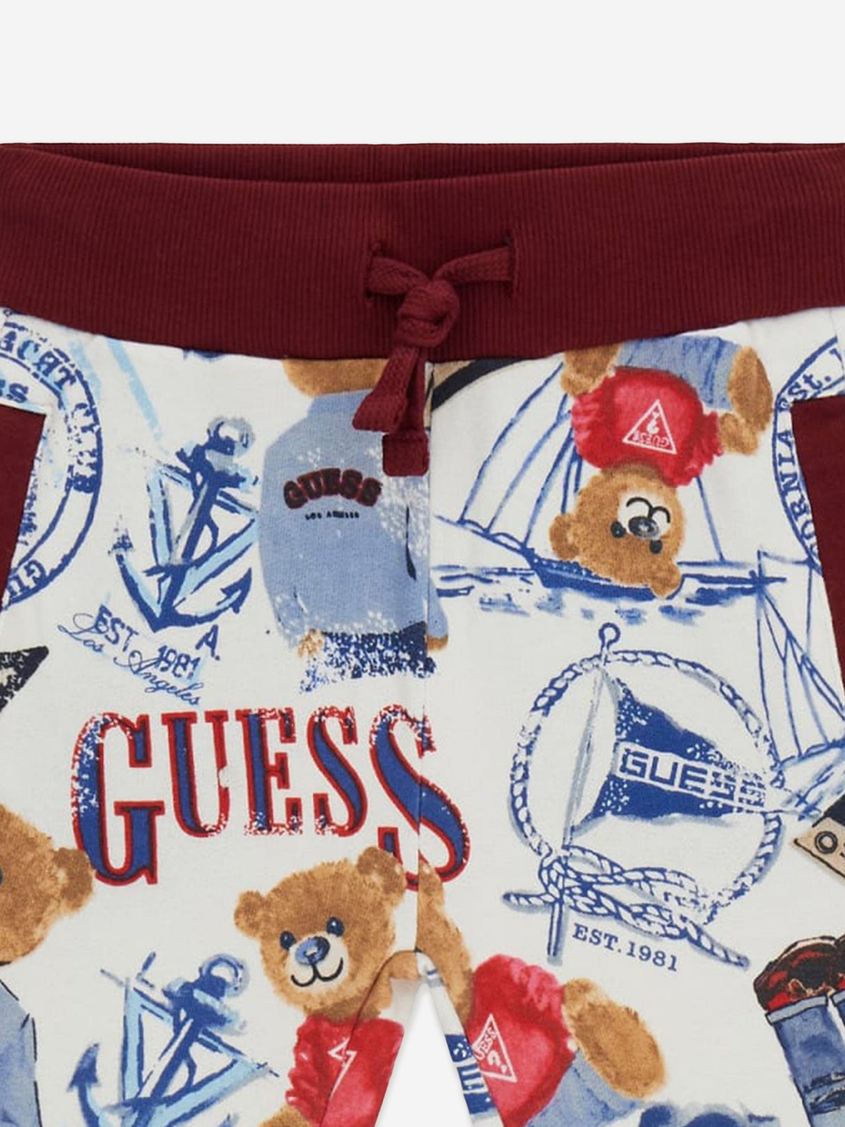 Guess Boys Nautical Bear Shorts in Multicolour