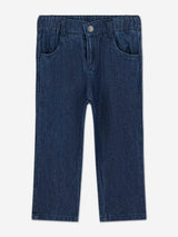 Guess Boys Sweater and Denim Pants Set in Grey