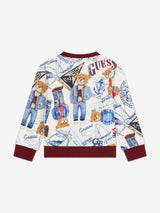 Guess Boys Nautical Bear Sweatshirt in Multicolour