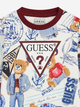Guess Boys Nautical Bear Sweatshirt in Multicolour