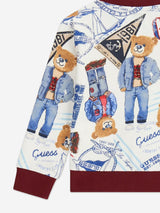 Guess Boys Nautical Bear Sweatshirt in Multicolour