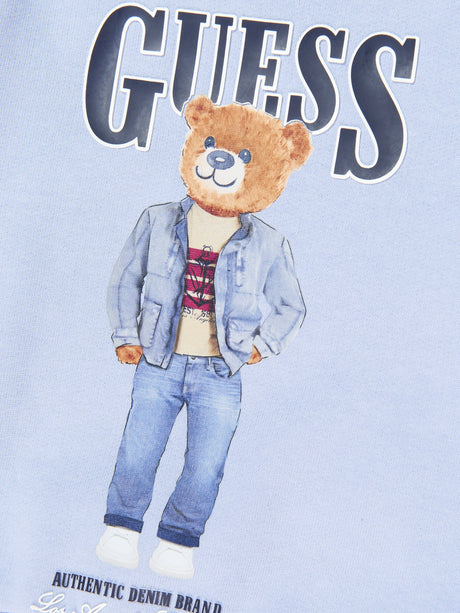 Guess Kids Bear Logo Sweatshirt in Blue