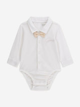 Guess Baby Boys Bodysuit and Pants Set in White