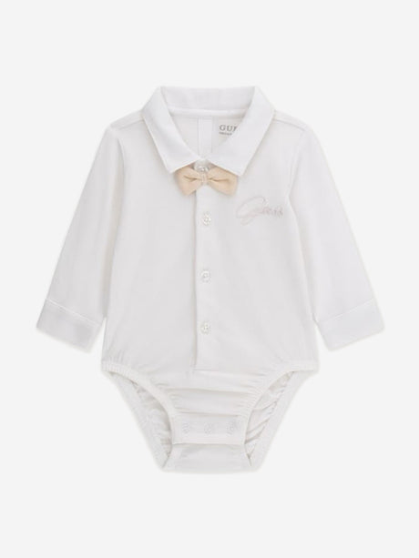 Guess Baby Boys Bodysuit and Pants Set in White