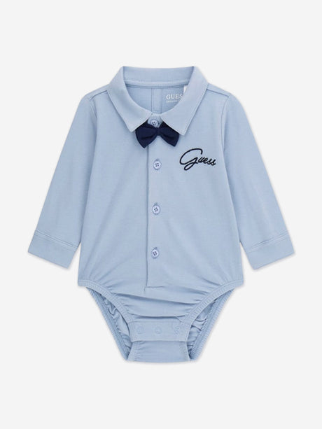 Guess Baby Boys Bodysuit and Pants Set in Blue
