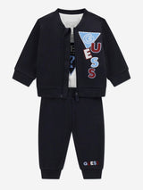 Guess Baby Boys 3 Piece Tracksuit Set in Navy