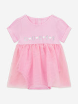 Guess Baby Girls Bodysuit Dress in Pink