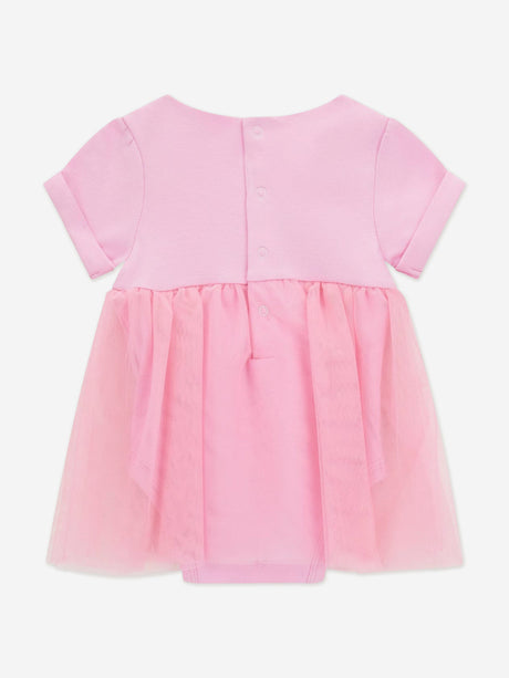 Guess Baby Girls Bodysuit Dress in Pink