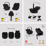 Silver Cross Cove 2 Ultimate 360 Family Car seat Bundle