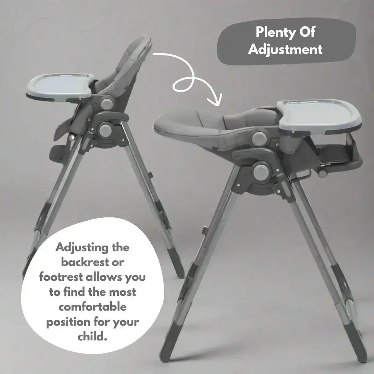 Flare Baby & Toddler Highchair - Grey
