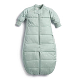 ergoPouch - Organic Winter Long Sleeved 2 in 1 Sleeping Suit Bag - Sage 2.5 TOG