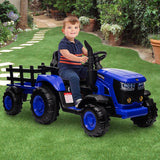 Turbo Harvest Tractor With Trailer 12V