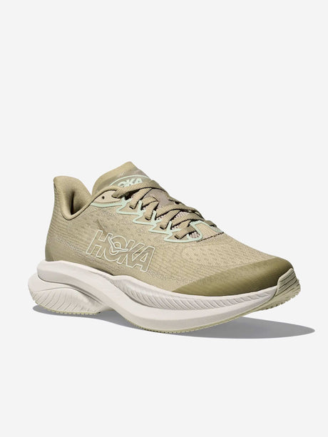 HOKA Kids Mach 6 Trainers in Beige