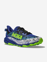 HOKA Kids Speedgoat 6 Trainers in Blue