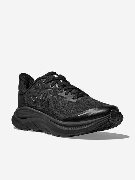 HOKA Kids Clifton 10 Trainers in Black
