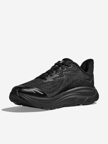 HOKA Kids Clifton 10 Trainers in Black