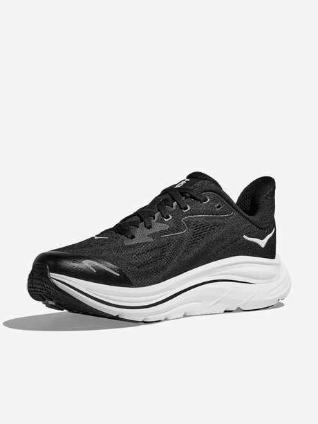 HOKA Kids Clifton 10 Trainers in Black