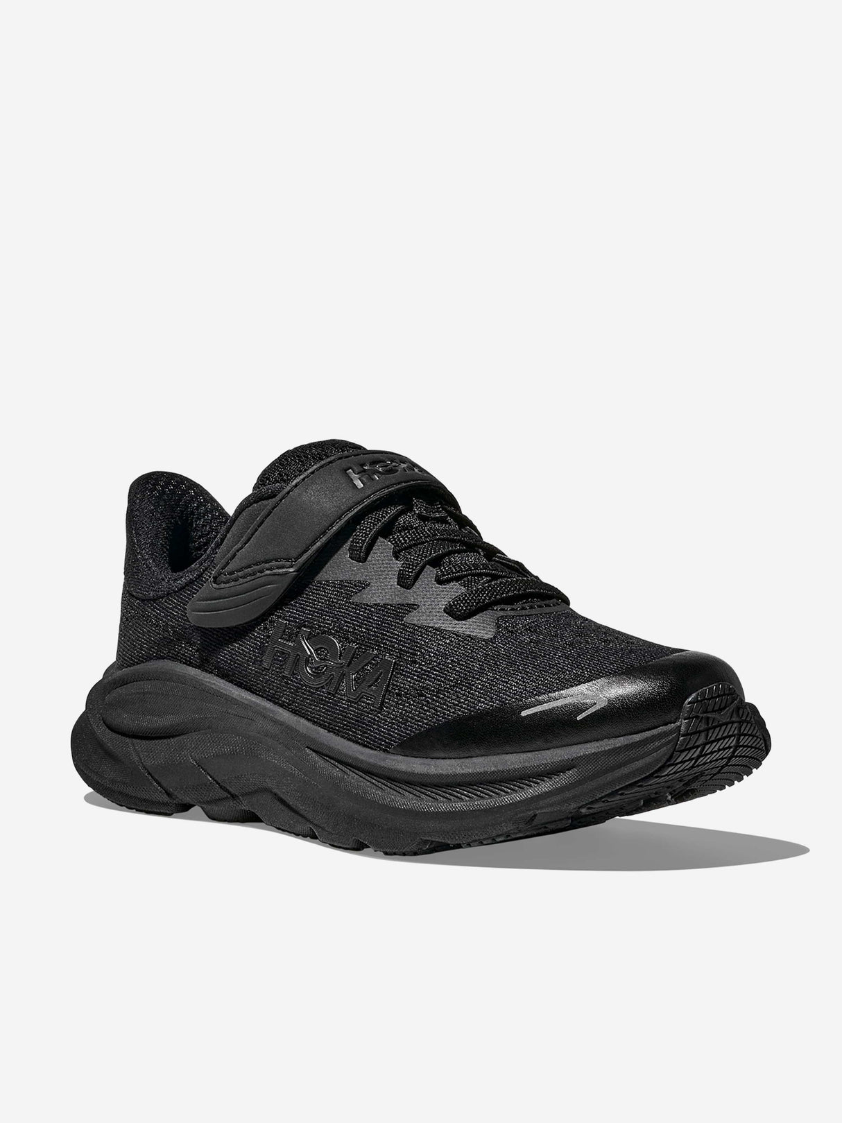 HOKA Kids Clifton 10 Trainers in Black