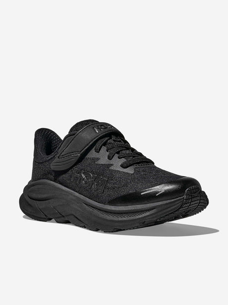 HOKA Kids Clifton 10 Trainers in Black