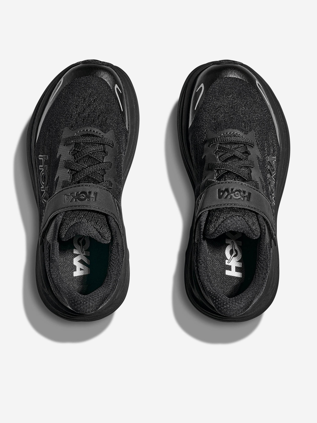 HOKA Kids Clifton 10 Trainers in Black