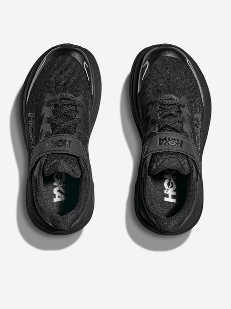 HOKA Kids Clifton 10 Trainers in Black