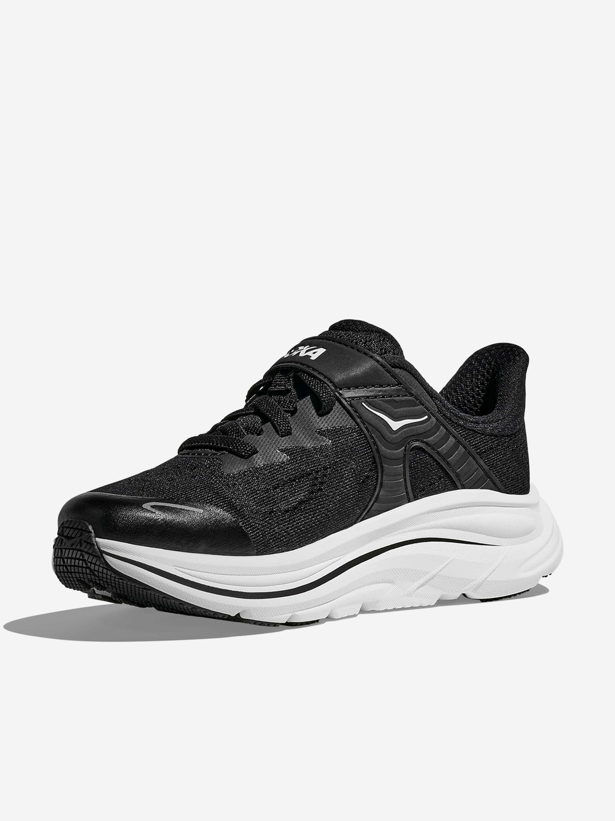 HOKA Kids Clifton 10 Trainers in Black