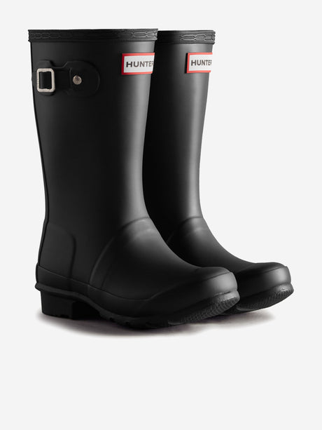 Hunter Kids Original Wellington Boots in Black