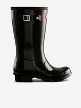 Hunter Kids Original Gloss Wellington Boots in Black