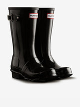 Hunter Kids Original Gloss Wellington Boots in Black
