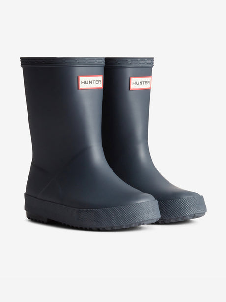 Hunter Kids First Wellington Boots in Navy