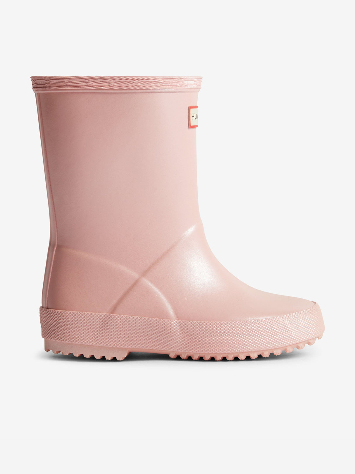 Hunter Kids First Nebula Wellington Boots in Pink