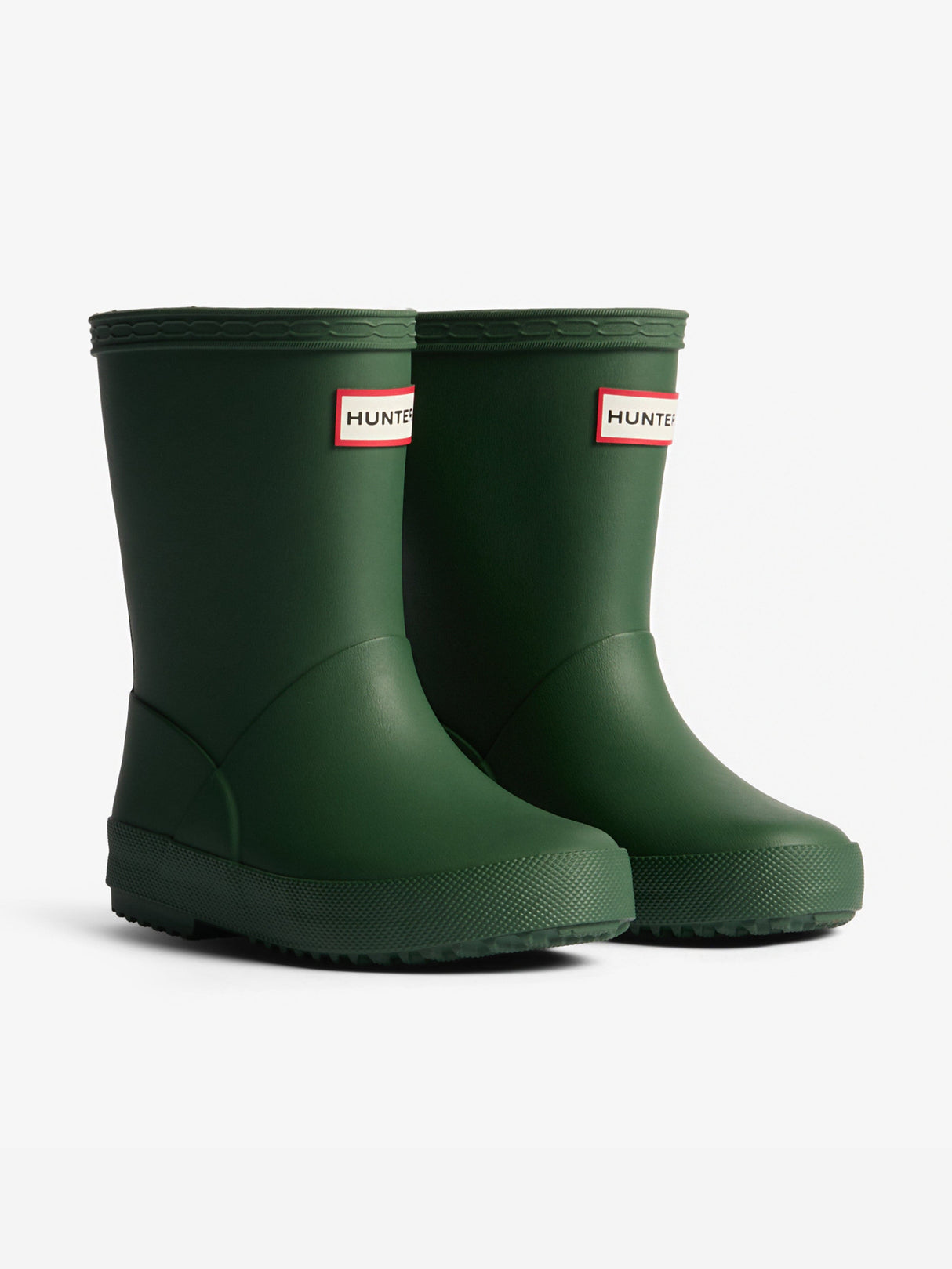 Hunter Kids First Insulated Wellington Boots in Green