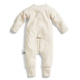 ergoPouch - Organic Layers Long Sleeve Babygrow Oatmeal - Warm 1.0 TOG