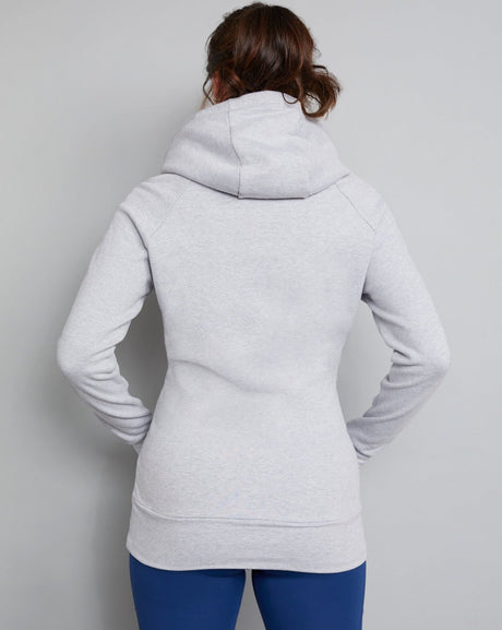 Breastfeeding, Nursing & Maternity Hoodie - Soft Grey