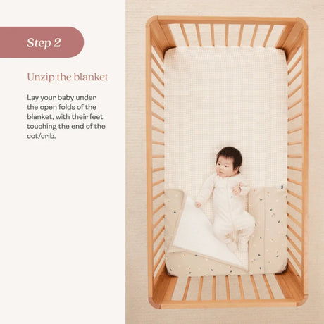 ergoPouch - Organic Untuckable Safer Sleep HugMe Blanket 1.0 / 2.5 TOG