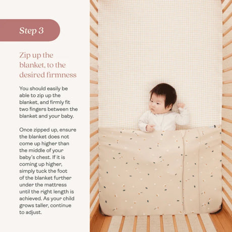 ergoPouch - Organic Untuckable Safer Sleep HugMe Blanket 1.0 / 2.5 TOG
