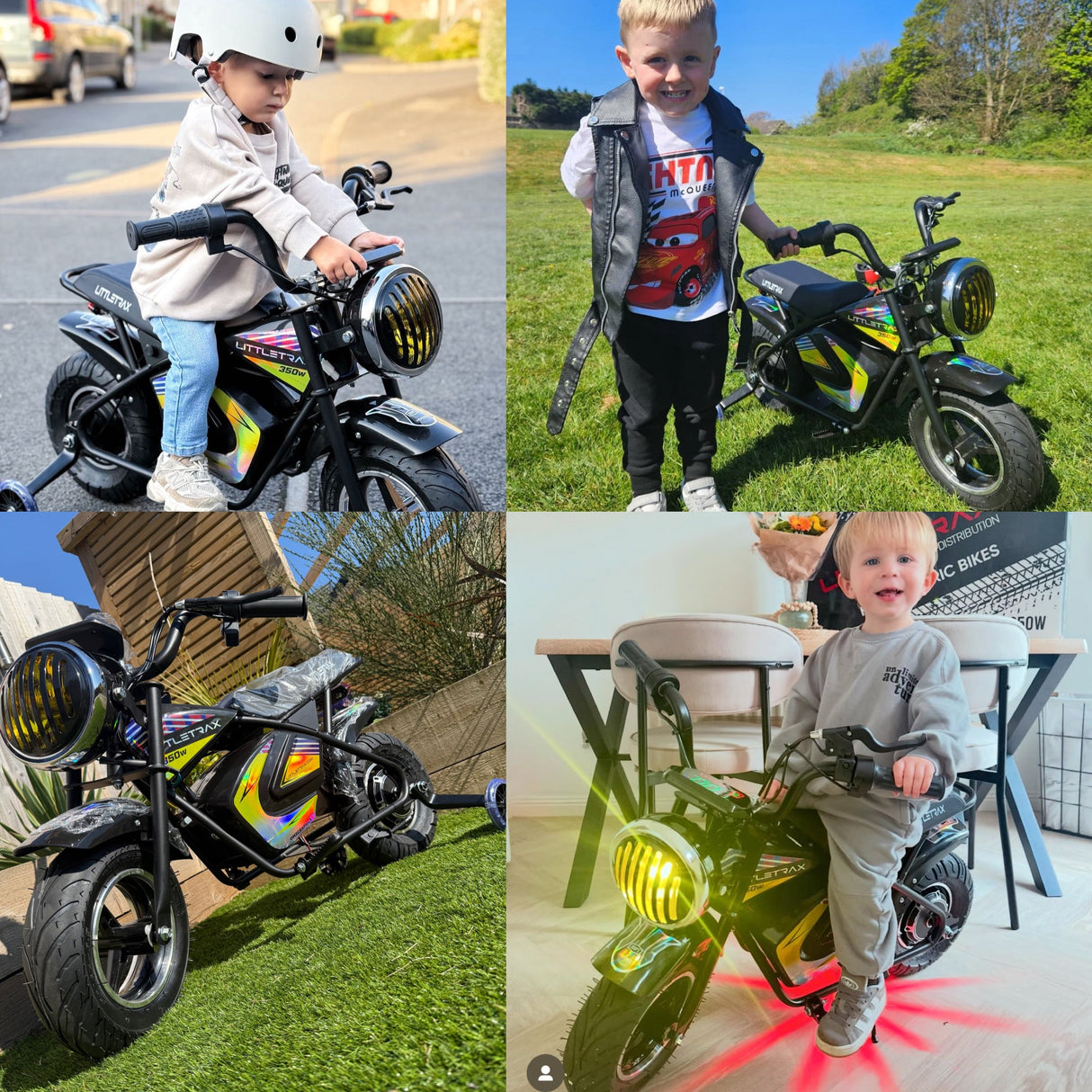 New 350w Kids Electric Bike – Ages 3 to 12+ ride on dirt bike