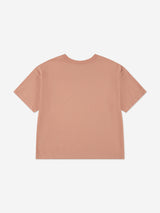 Jordan Girls MJ Brooklyn Essentials T-Shirt in Pink