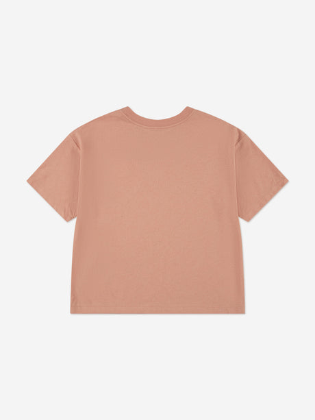 Jordan Girls MJ Brooklyn Essentials T-Shirt in Pink