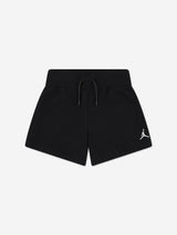 Jordan Girls Brooklyn Fleece Shorts in Black