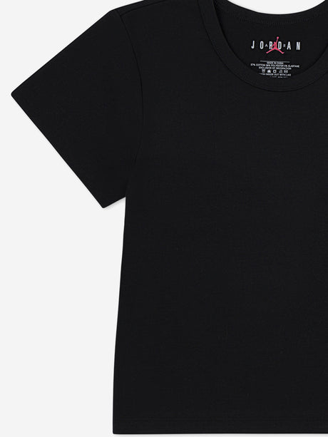 Jordan Girls Brooklyn Essential T-Shirt in Black
