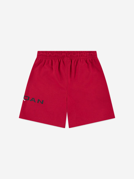 Jordan Boys MJ Stretch HBR Fleece Shorts in Red