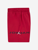 Jordan Boys MJ Stretch HBR Fleece Shorts in Red