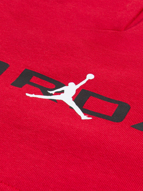 Jordan Boys MJ Stretch HBR Fleece Shorts in Red