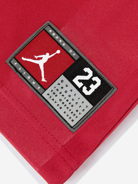 Jordan Boys MJ Sports Jersey T-Shirt in Red