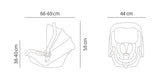 Jané Koos R1 i-Size Baby Car Seat 40-83cm, Birth to 18 Months