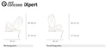 Jane iXpert Rotating i-Size Car Seat 40-105cm, 0-4 Years