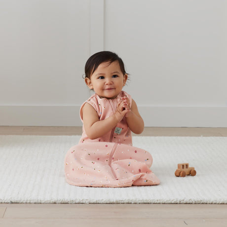 ergoPouch - Organic All Year Jersey Sleeping Bag - Daisy 1.0 TOG